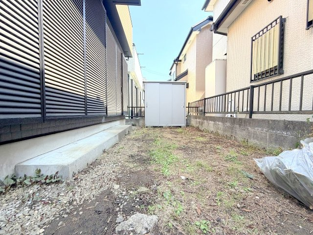 青梅市河辺町７丁目の中古一戸建の庭