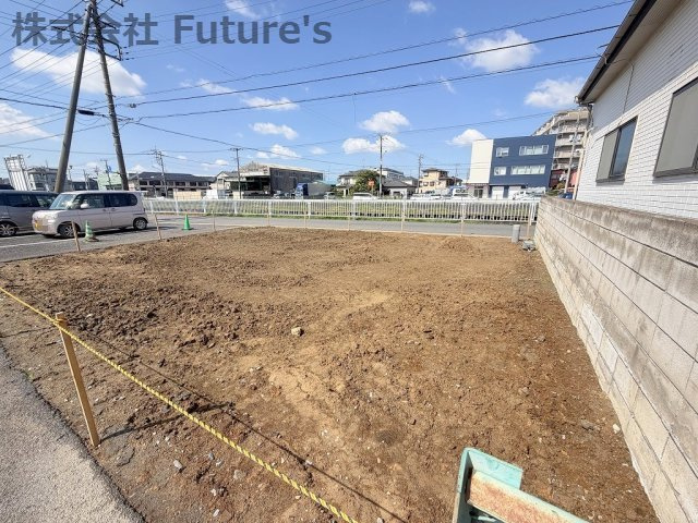 三郷市新和4丁目　建築条件無し売地　全1区画の外観|現地の写真になります。