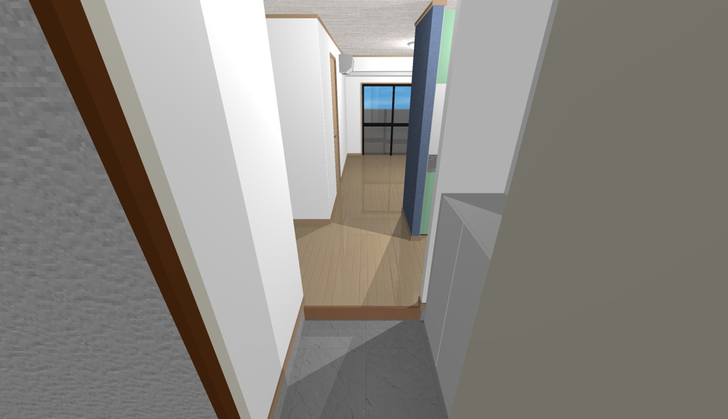 ワコーレ大森 201号室の玄関