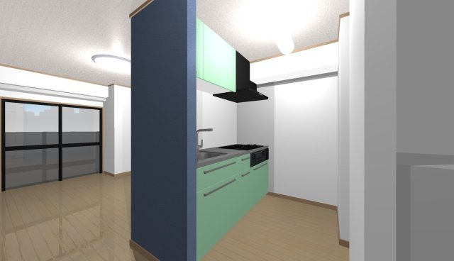 ワコーレ大森 201号室のキッチン