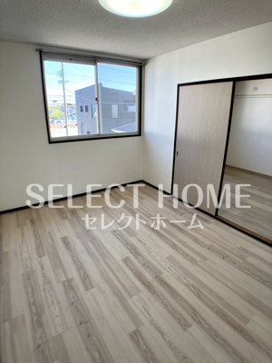 【寝室】 | パレス名豊A | 使い勝手のいい寝室です