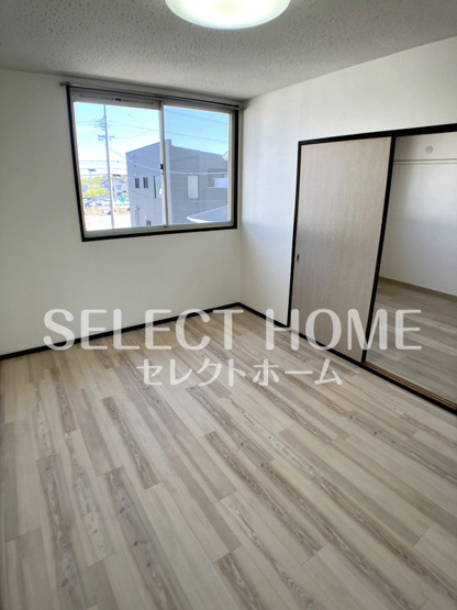 【寝室】 | パレス名豊A | 使い勝手のいい寝室です