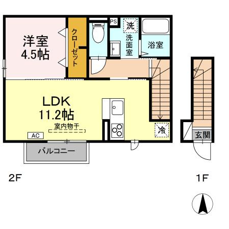 ラブリエＳＵＮ　Ⅰの間取り