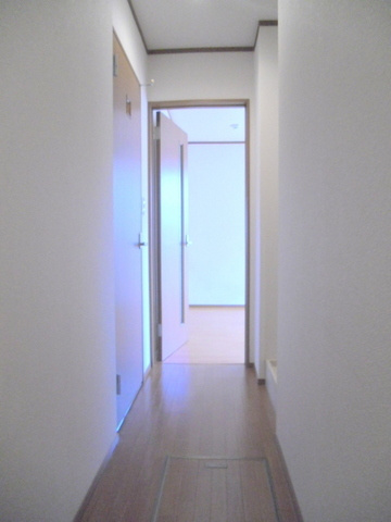 メゾンカルミアの居間・リビング|玄関から室内へ