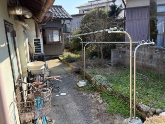 川北町壱ツ屋　中古の庭