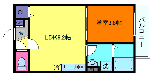 D Porta aloggioの間取り