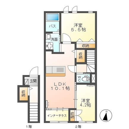 ボヌールの間取り