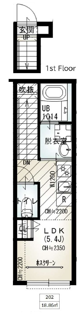 板橋区成増４丁目のアパート