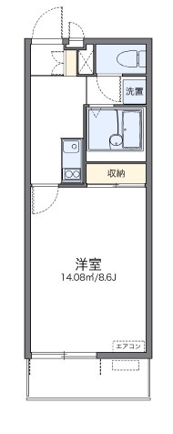 レオパレスサンハイムかわなかの間取り