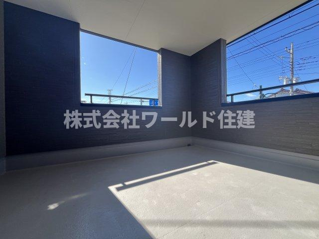 川越寺尾第4期のバルコニー