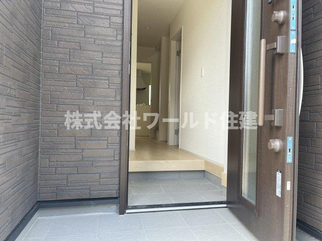 川越寺尾第4期の玄関