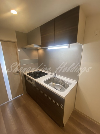 ラフィシア関内のキッチン|3口ガスコンロ♪