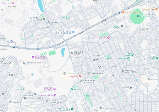 1日(土)2日(日)現地見学可能！　枚方市山之上西町　全2邸の地図