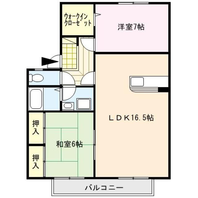 カサグランデⅡの間取り