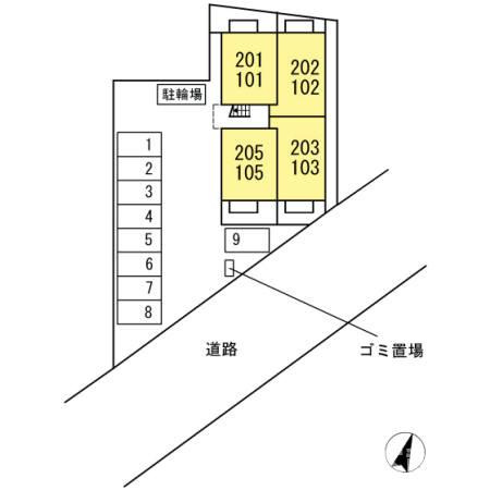 アヴァンサール 優の区画図