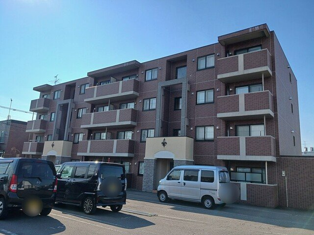サンリット・かむいの外観|外観は落ち着いています