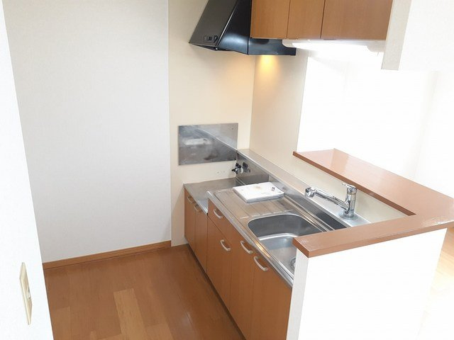 プロムナードⅠのキッチン|きれいなキッチンです