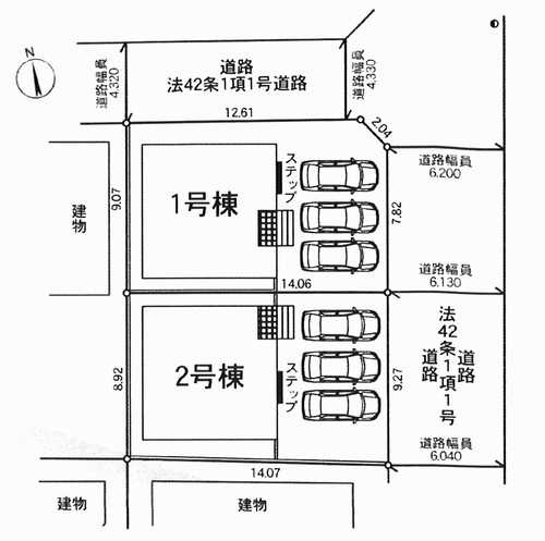 秦野市堀西第23　新築戸建全2棟　2号棟の区画図