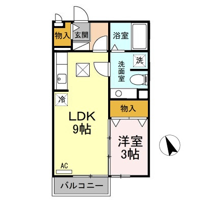 メゾンドテポーレの間取り