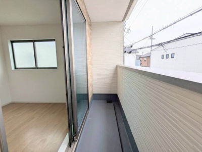 【バルコニー】 | 菩提町５丁　新築分譲住宅　全２区画