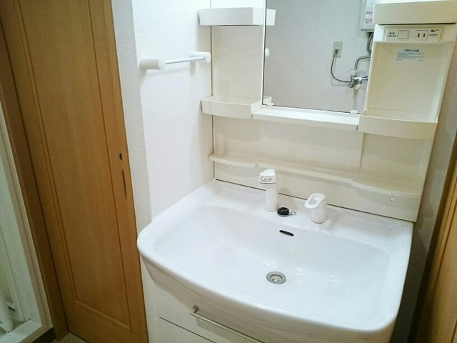 セレーノ大雪通りの洗面所|忙しい朝には欠かせない洗面所です