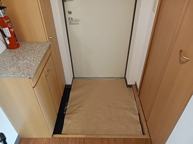 ベルグランデＡの玄関|落ち着いた玄関です