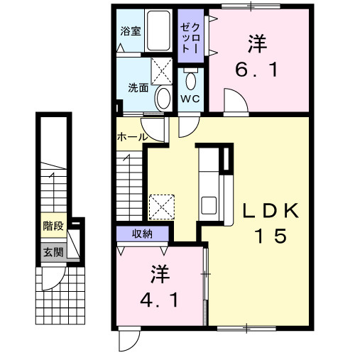 Ｙ’ｓ　ｍｏｒｅの間取り