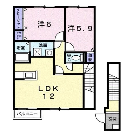 プラシードの間取り
