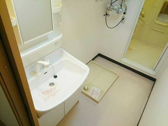 プラシードの洗面所|スペースが確保できる洗面所です