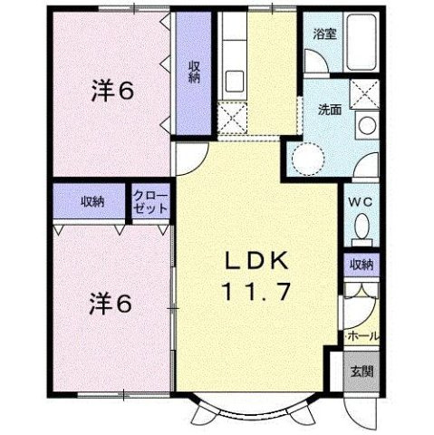 ＰＡＲＫ喜多川Ｃの間取り