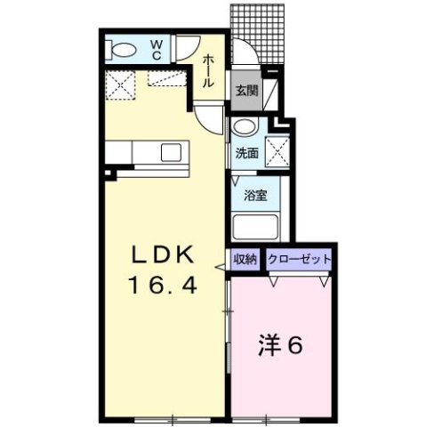 レガーレⅠの間取り