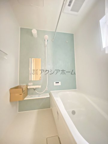 所沢市北秋津・全2棟　新築一戸建　1号棟の浴室|1坪タイプのユニットバス