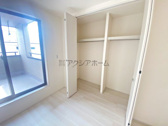 所沢市北秋津・全2棟　新築一戸建　1号棟の寝室|2F洋室7.0帖のウォークインクローゼット