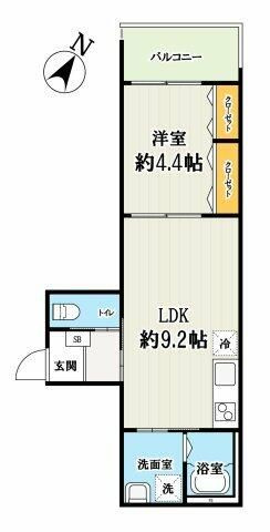 キャメル中浦和西堀の間取り