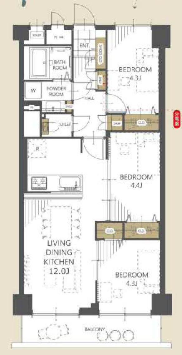 東村山市富士見町３丁目の中古マンション