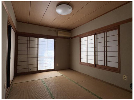 高知市高須３丁目　4DK中古一戸建ての和室|落ち着きのある和室。客間やくつろぎスペースに最適