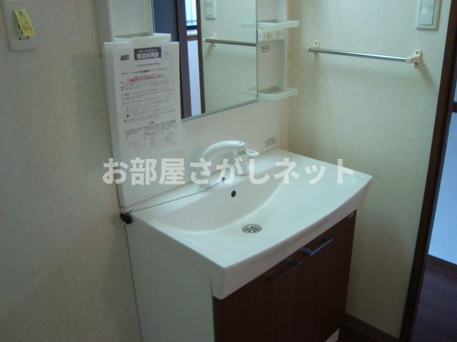 グレイスヴィラ　Ｓ．Ｔ．【おとり物件なし】#学生・社会人にオススメ！初期費用分割払いOK！の洗面所|洗面