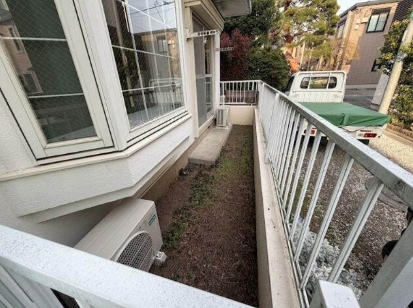 コーポけやきのバルコニー