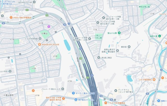 コンフォール学園緑が丘第2・27号棟の地図