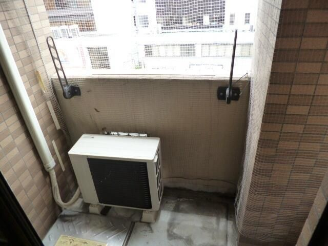 スカイコート新宿曙橋のバルコニー
