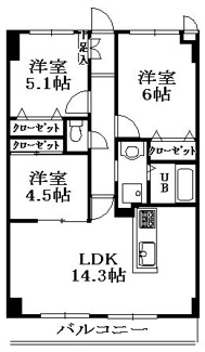 【間取り】 | クレール和泉