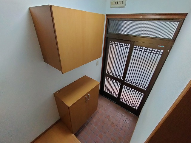 神戸市長田区五番町３丁目の一戸建ての玄関