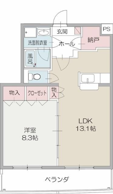 グランマレ．テルツォの間取り