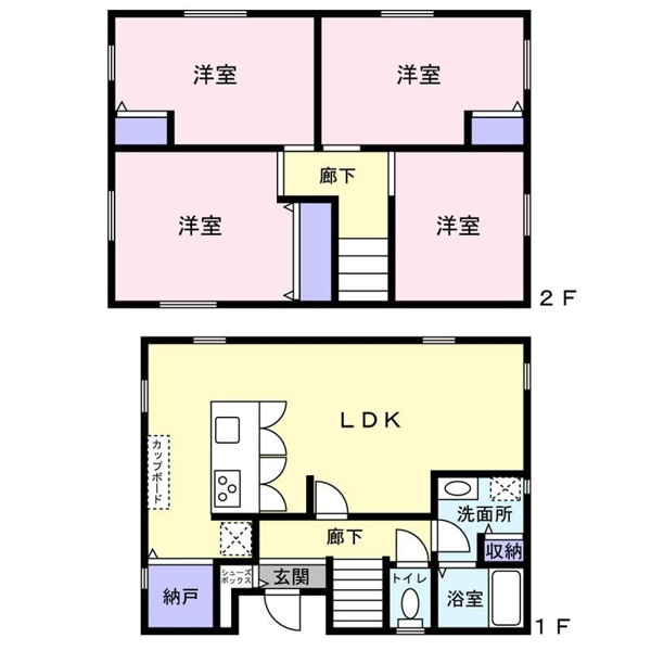 【間取り】 | 那珂川市王塚台３丁目　中古一戸建☆仲介手数料無料☆
