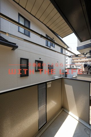 メゾン千本杉【キャッシュバック対象物件】のバルコニー|落ち着いた時間を過ごせるバルコニーです