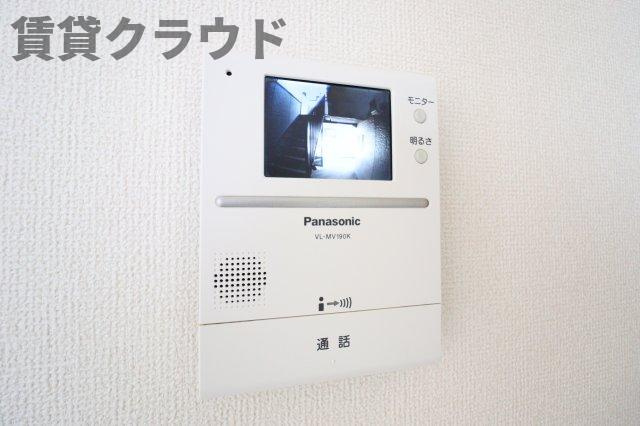 メゾンボナール　Ｆのセキュリティ|TVモニターホン付きでセキュリティ面も安心！