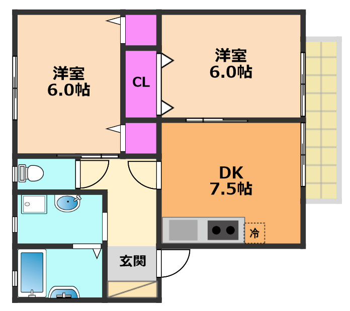 ベルドミールの間取り
