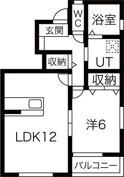 アクアコートC棟の間取り