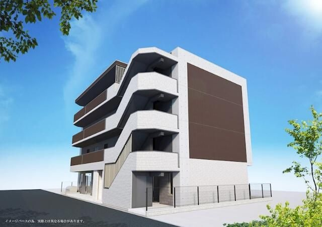 （仮称）杉山様　共同住宅の外観パース|参考パース