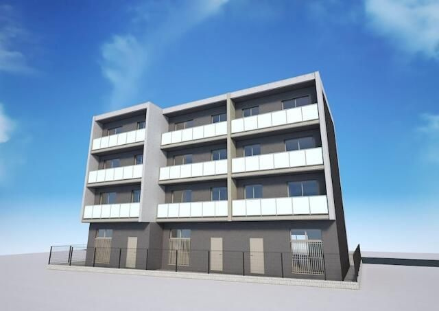 （仮称）杉山様　共同住宅のバルコニー|参考パース